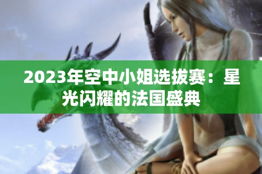 2023年空中小姐选拔赛：星光闪耀的法国盛典