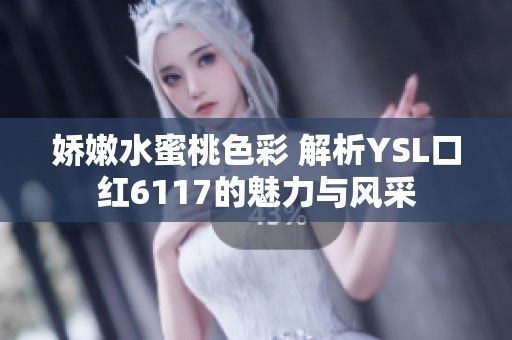 娇嫩水蜜桃色彩 解析YSL口红6117的魅力与风采