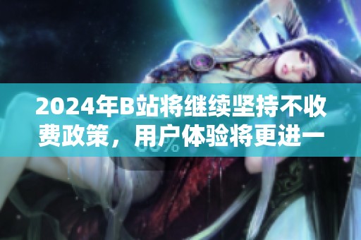 2024年B站将继续坚持不收费政策，用户体验将更进一步