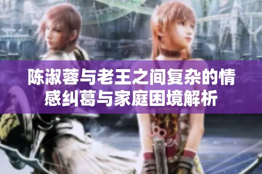 陈淑蓉与老王之间复杂的情感纠葛与家庭困境解析