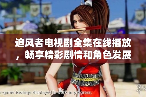 追风者电视剧全集在线播放，畅享精彩剧情和角色发展