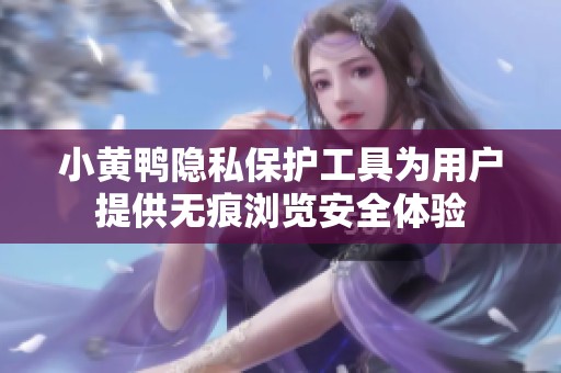 小黄鸭隐私保护工具为用户提供无痕浏览安全体验