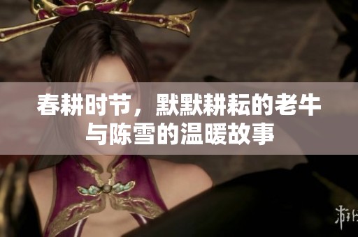 春耕时节，默默耕耘的老牛与陈雪的温暖故事