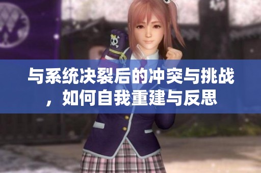 与系统决裂后的冲突与挑战，如何自我重建与反思